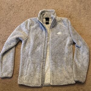 The North Face Light Gray Fleece Jacket